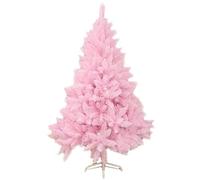 RLKHXBS Albero di Natale Artificiale Albero di Natale in PVC con Supporto Decorazione per Feste All'aperto per Interni Decorazioni per Capodanno Ignifughe-Rosa 180Cm Giorno della Commemorazione