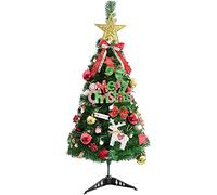 RLKHXBS Albero di Natale Artificiale Ornamenti per L'Albero di Natale per La Festa Nuziale Decorazioni per Il Desktop Pallina di Natale con Fiocco 90 Cm Giorno della Commemorazione