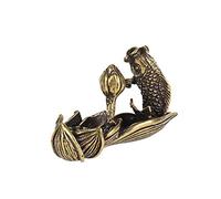 RLKHXBS Antique Artifact Pure Copper Carp Ornament Incense Insert