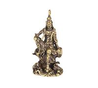 RLKHXBS Antique Avalokitesvara Ornament Avalokitesvara Pocket Pura Pura con Te Porta in Bronzo Bronzo Buddha Statue Ciondolo