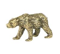 RLKHXBS Antique Brass Bear Ornament Solid Copper Handle Piece