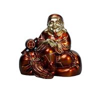 RLKHXBS Borsa di benedizione della Decorazione del Portico Grande Cielo Nero Dio della ricchezza Statue Statue Tempio Ingresso consacrato Artigianato di Rame Ornamenti per la casa