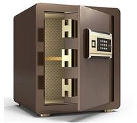 RLKHXBS Box, for Home Security, Password Anti-Theft System Embedded 36X31X40cm- Electronic Safe Box,Brown