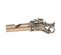 RLKHXBS Brass Antique Faucet Keychain Survival Judge Whistle Practical Pendant, Small Copper Ware