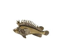 RLKHXBS Brass Gold Dragon Ornament Antique Ornamental Fish Tea Pet Study Office Desktop Copper Crafts
