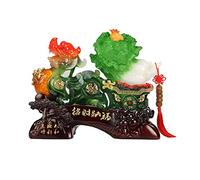 RLKHXBS Buddha Lucky Feng Shui Statue Resin Craft for Your Office Living Room Reception Decoration Opening Housewarming Ornament Buddhist Statues (Color : A)