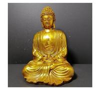 RLKHXBS Buddha Statue Copper Jewelry Office Figurines Garden Desktop Sculpture Ornaments Buddhist Statues