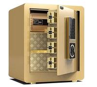 RLKHXBS Cabinet s File Password Wall Mounted Fireproof with Key Key (Color : Jazz Black) (Tyrant Gold)