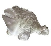 RLKHXBS CABLETOP Monete Toad Figurina Business Feng Shui Money Frog Tre Gambe attrarre ricchezza Feng Shui Decorazione Auto Decorazione del cruscotto di buona Fortuna Statue di ricchezza Statue