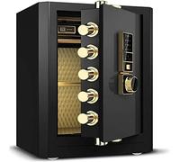 RLKHXBS Camera sicura Elettronica Cassaforte Password Intelligente Multistrato Impronte digitali Casseforti armadietti con Scatola di archiviazione File per casa e Ufficio,