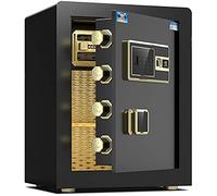 RLKHXBS Cassaforte Impermeabile ignifuga Casseforti domestiche Elettronica Digitale a Muro Cassetta Sicurezza con Tasti numerici Serratura di Emergenza per casa Ufficio Pistola/caffè