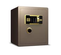 RLKHXBS Cassaforte in Acciaio e Resistente al Fuoco Impronte digitali, Password Elettronica più Maniglia Rotante, Cassetta Sicurezza ignifuga con Tastiera Digitale, per medicinali, Soldi, Documenti,