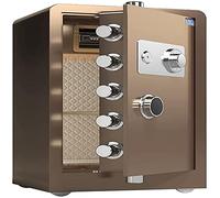 RLKHXBS Cassetta di Sicurezza Invisibile Comodino, cassaforte Elettronica Digitale, ignifuga, Impermeabile, sicura la casa, Impronte digitali biometriche, per Gioielli da Ufficio, Hotel, Contanti,