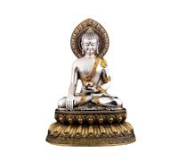 RLKHXBS Chinese Style Home Temple Worship Buddha Statue Office Living Room Study Crafts Ornaments Buddhist Statues