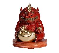 RLKHXBS Decor Statues Copper Crafts Incense Burner Home Study Living Room Decorations Ornaments Rui Beast Good Meaning Desktop Figurines (A)