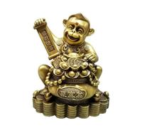 RLKHXBS Decor Statues Creative Metal Copper Brass Animal Ornaments Office And Home Feng Shui Crafts Desktop Figurines (One Color A)