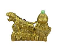 RLKHXBS Decor Statues Hotel Front Desk Store Cashier Brass Tiger Ornaments Animal Crafts Home Living Room Entrance Decoration Desktop Figurines (A)