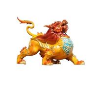 RLKHXBS Decoration Inviting Vintage Copper Gathering Wealth Decorations Office Lucky Ornaments Feng Shui Decor (Color Left, Size : L)