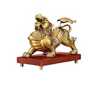 RLKHXBS Decoration Inviting Vintage Copper Gathering Wealth Decorations Office Lucky Ornaments Feng Shui Decor (Color Right, Size : Small)