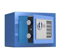 RLKHXBS, Deposito di deposito Impermeabile incentrato con Digitale S per la Chiave di Piccola casa per Piccoli uffici - lor per la conservazione di Gioielli e Oggetti di Valore - 22x17x17 per ((Blu