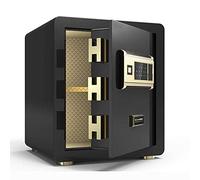 RLKHXBS, Deposito Impermeabile a Prova di Incendio S Sicurezza Sicurezza Unlock Electronic Double Layer Digital Steel Cabinet S per Documenti ID, Documenti A4, Computer Portatili, ebreo (BLA