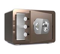 RLKHXBS, Deposito Impermeabile Incendio Elettronica Sicurezza Elettronica Password Meccanica Chiave Blocca in Acciaio Include 2 Chiavi di emergenza38x30x30cm per Uso in Contanti per la casa (Coff