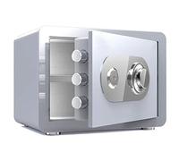 RLKHXBS, Deposito Impermeabile Incendio Elettronica Sicurezza Elettronica Password Meccanica Chiave in Acciaio in Acciaio Include 2 Chiavi di emergenza38x30x30cm per Uso in Contanti per la casa (Whit