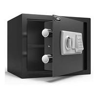 RLKHXBS, Desposito per Le Password per l'impronta Digitale Impermeabile al Fuoco, Sicurezza Compact Home Office con Blocco elettronico e Tastiera per Il Montaggio del Pavimento o della Parete per