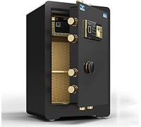 RLKHXBS Digital Electronic Security Steel Deposit for Home Office Cabinet with Keypad for Jewellery Money Valuables (Color : Brown Size : 413561cm) (Black 41 * 35 * 61cm)