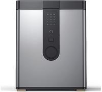 RLKHXBS Digital Security Home Fingerprint Password Safes, Remote Alarm, Reminder, 380x320x450 mm,Silver
