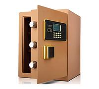 RLKHXBS Digital Security Home Fingerprint Waterproof Money Lock And Password Special Own for Home Office Double TY Key