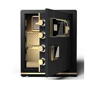 RLKHXBS Electronic Digital s Fingerprint Password Locker s Fireproof Digital Keyboard Key Secure And Waterproof Office Floor for Home (Color : Black)