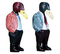 RLKHXBS Figurale da Tavolo per Le Vacanze Soggiorno Camera da Letto Decorazione Statue s? Sculture in Legno Solido Nordico Europeo Fresco Gente del soggio