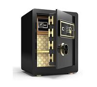 RLKHXBS Fingerprint Digital Electronic Security Steel Deposit with Double TY Key Lock And Password Special Own Interior Lock for Home Office