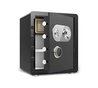 RLKHXBS Fireproof And Waterproof with Dial Combination for Home Includes Keys Office Hotel Cash Use Storage Cabinet