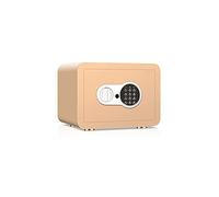 RLKHXBS Fireproof Waterproof 35X25X25Cm Digital Lock Box Home Combination Electronic Steel Safe with Keypad Manual Override Keys | for Home,Business or Travel,Gold