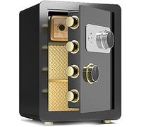 RLKHXBS, Fireproof Waterproof And Lock, Digital Keypad, Programmable Electronic Keypad, for Home Office Hotel Business Jewelry Cash Use,Brown,45cm for Home Office G (B (Bla