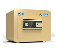 RLKHXBS Fireproof Waterproof Cabinet Safes, Deluxe Electronic Digital Anti-Theft Auto Opening Steel Safe,Fashion Security Safe for Home Office Business/Gold/40 3