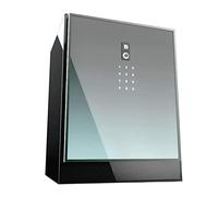 RLKHXBS Fireproof Waterproof Cabinet Safes Small Steel Solid Fingerprint Password Office File Deposit Box Bedside Table Wardrobe Hidden Safe for Home