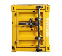 RLKHXBS, Fireproof Waterproof Deposit Cash Retro Iron Cabinet Locker Display Cabinet - lor - -40X38X48c for Home Office Cash Use (Color : Red) (Gray) (Yellow)