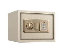 RLKHXBS, Fireproof Waterproof Deposit Digital Security Cash Money Steel for Office Or Home Use Wall Or Floor Mounted - Beige -35X25X25cm for Home Office Cash Use (WHI (Whit