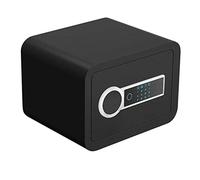 RLKHXBS, Fireproof Waterproof Deposit s Deposit, Small Electronic Password Key Cabinet 2 Layers -for ID Papers, A4 Documents, Laptop Computers, Jewels for Home O (Bla