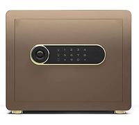 RLKHXBS, Fireproof Waterproof Home Security ?Digital Keypad, with Intelligent Alarm System, for Home Office Hotel Business Jewelry Cash Use,Brown,25cm for (Brown (Brow