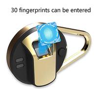 RLKHXBS, Fireproof Waterproof Home Small Office Fingerprint Deposit all Steel Password Card Anti-Theft Bed Into The Cabinet Invisible Wall for Home Office Cash ((Bro