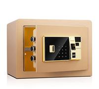 RLKHXBS Fireproof Waterproof Household Fingerprint Password Office Full Steel Three Lock Anti- Theft Bedside Closet Wall Invisible Safe Small Large Space for,