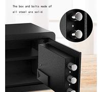RLKHXBS, Fireproof Waterproof s And Lock es, Money Fireproof And Waterproof with Digital Keypad Home Small 26cm Fingerprint Password all Steel Anti-Theft for (WHI