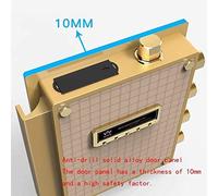 RLKHXBS, Fireproof Waterproof s And Lock es, Money Fireproof Waterproof with Digital Keypad, Small Office all Steel Household Fingerprint Cabinet Security for Home O (Br