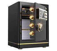 RLKHXBS, Fireproof Waterproof s And Lock es, Money s for Home Electronic Home with Medium Office Invisible Small Security Deposit Bed Cabinet Cabinet for Hom (Bl