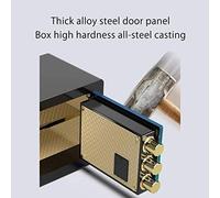 RLKHXBS, Fireproof Waterproof s Home And Lock es Electronic Deposit, 40x36x32cm Small And Medium-Sized all-Steel Office Home Anti-Theft Lock, Cash, Jewelry Strong Smart Ho (Bl