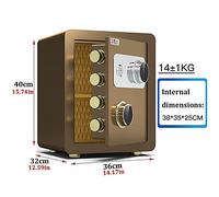 RLKHXBS, Fireproof Waterproof s Mechanical Code Lock, Steel Fire-Proof And Anti-Theft Cabinet, Small Cash File, Home Hotel Office for Home Office Cash